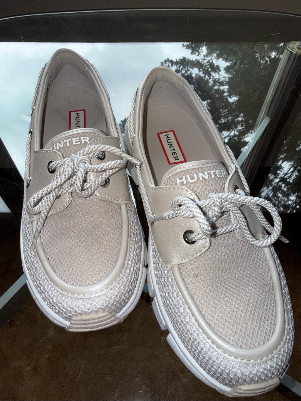 Hunter Platform Sneakers Size 39 Like New